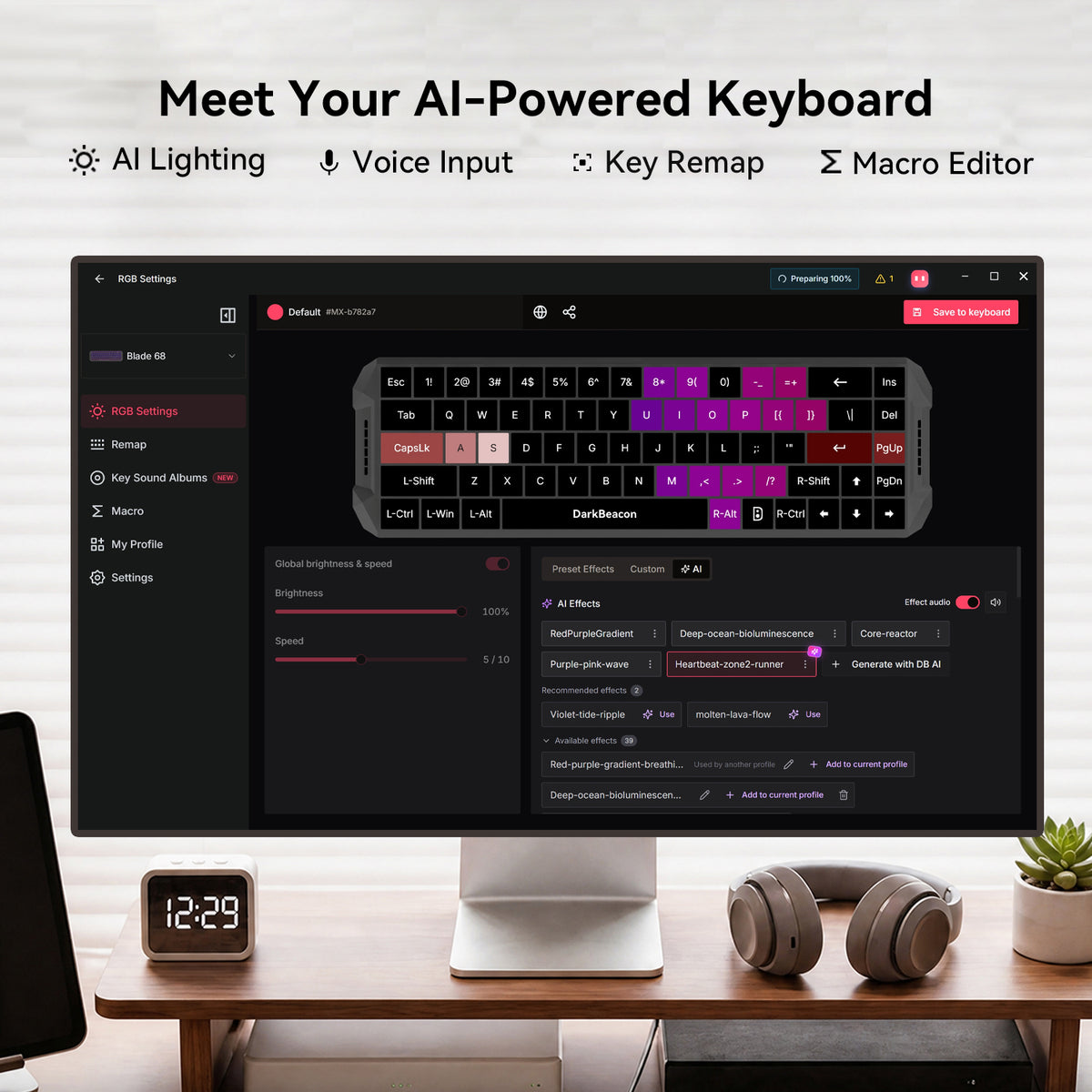 Blade 68 Wired Silent Mechanical Keyboard