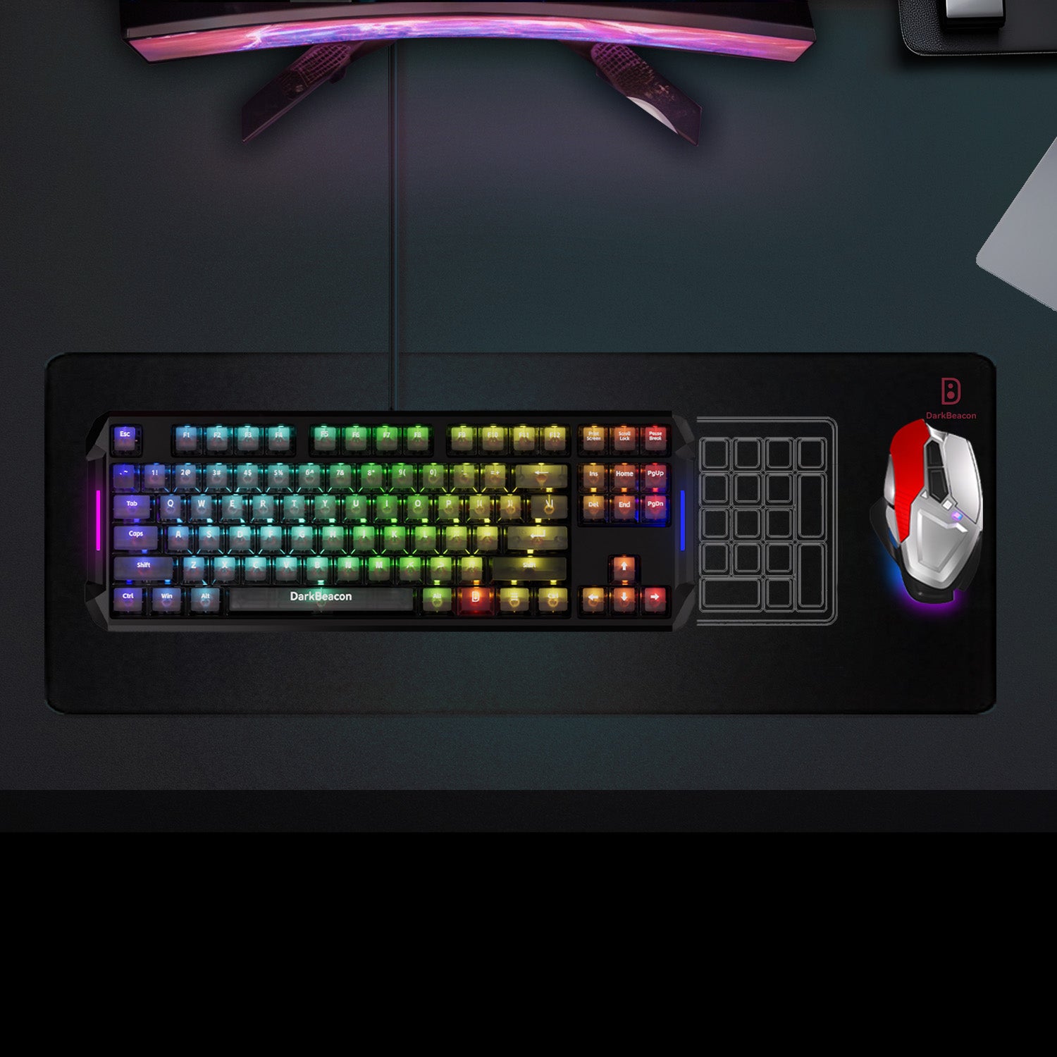 Flux 87 Wired Hall Effect Magnetic Switch Gaming Keyboard