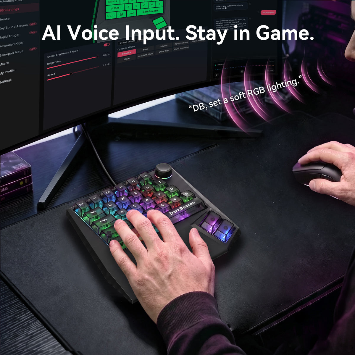 Devil Breaker One-Handed Gaming Keyboard