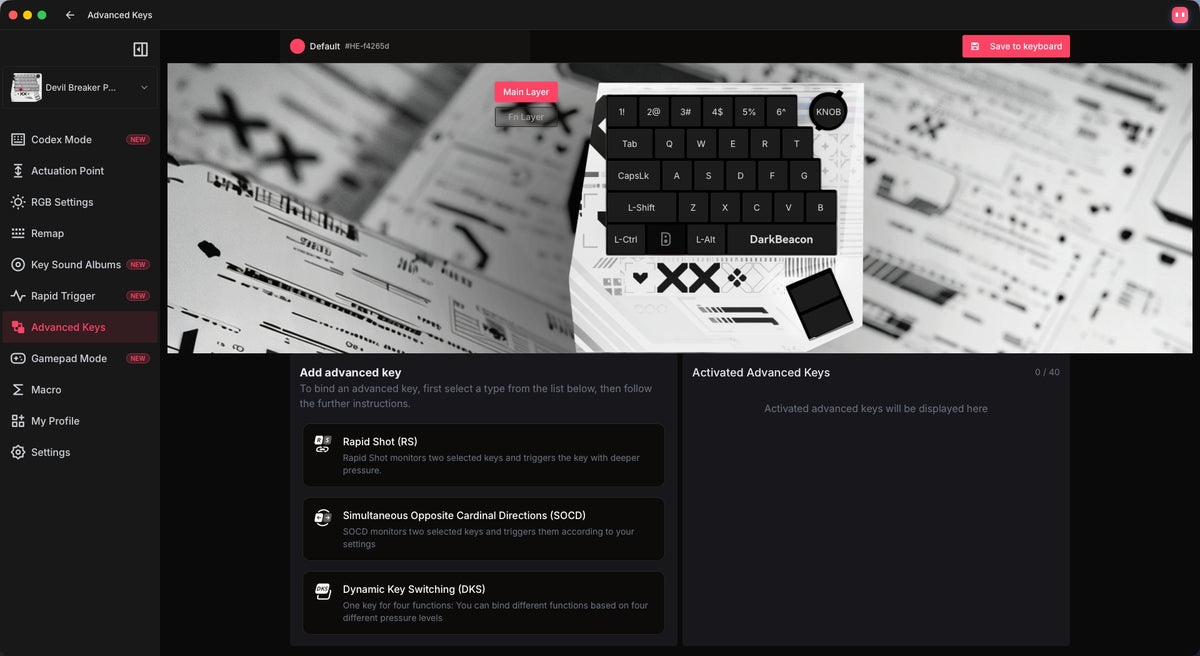 Advanced Keys