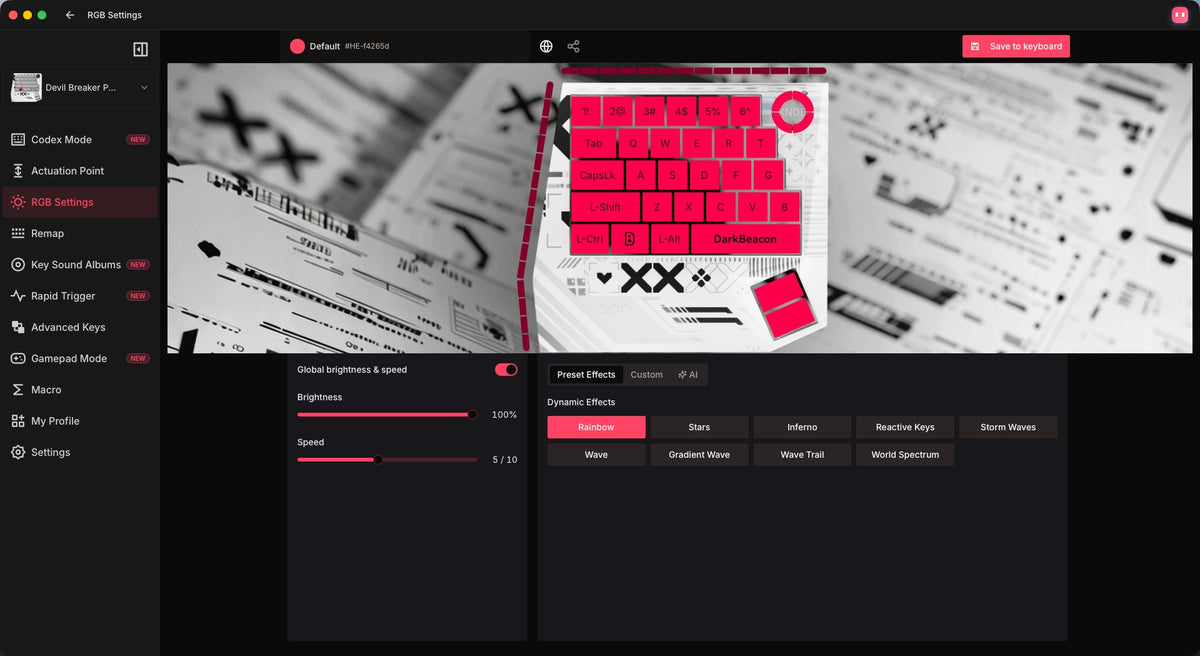 RGB Settings