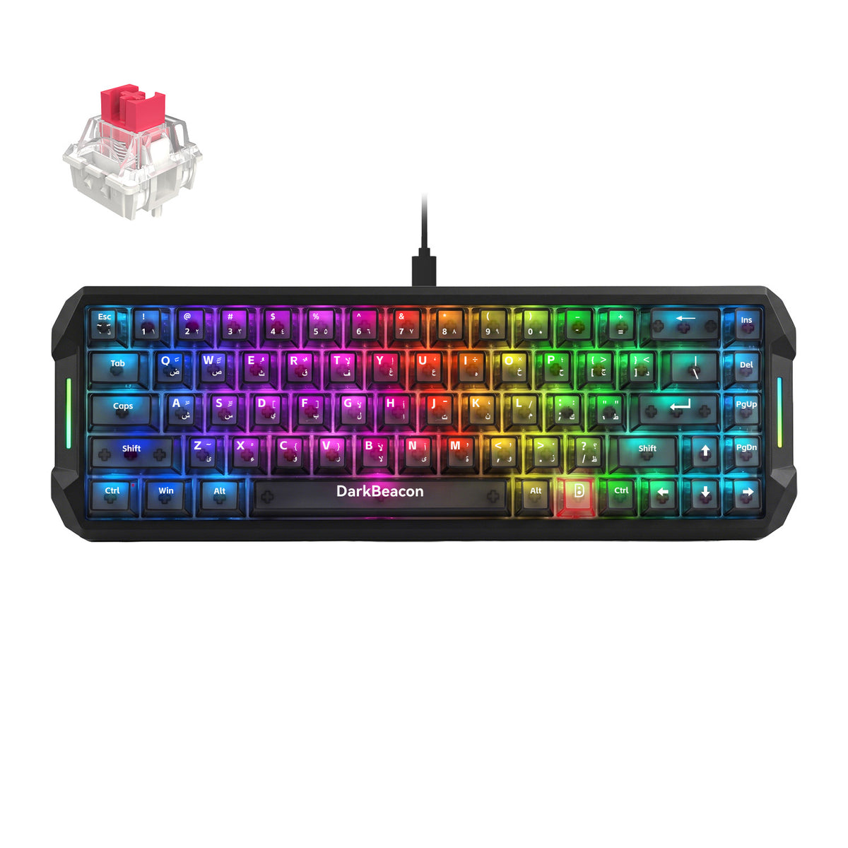 Flux 68 Wired Hall Effect Magnetic Switch Gaming Keyboard
