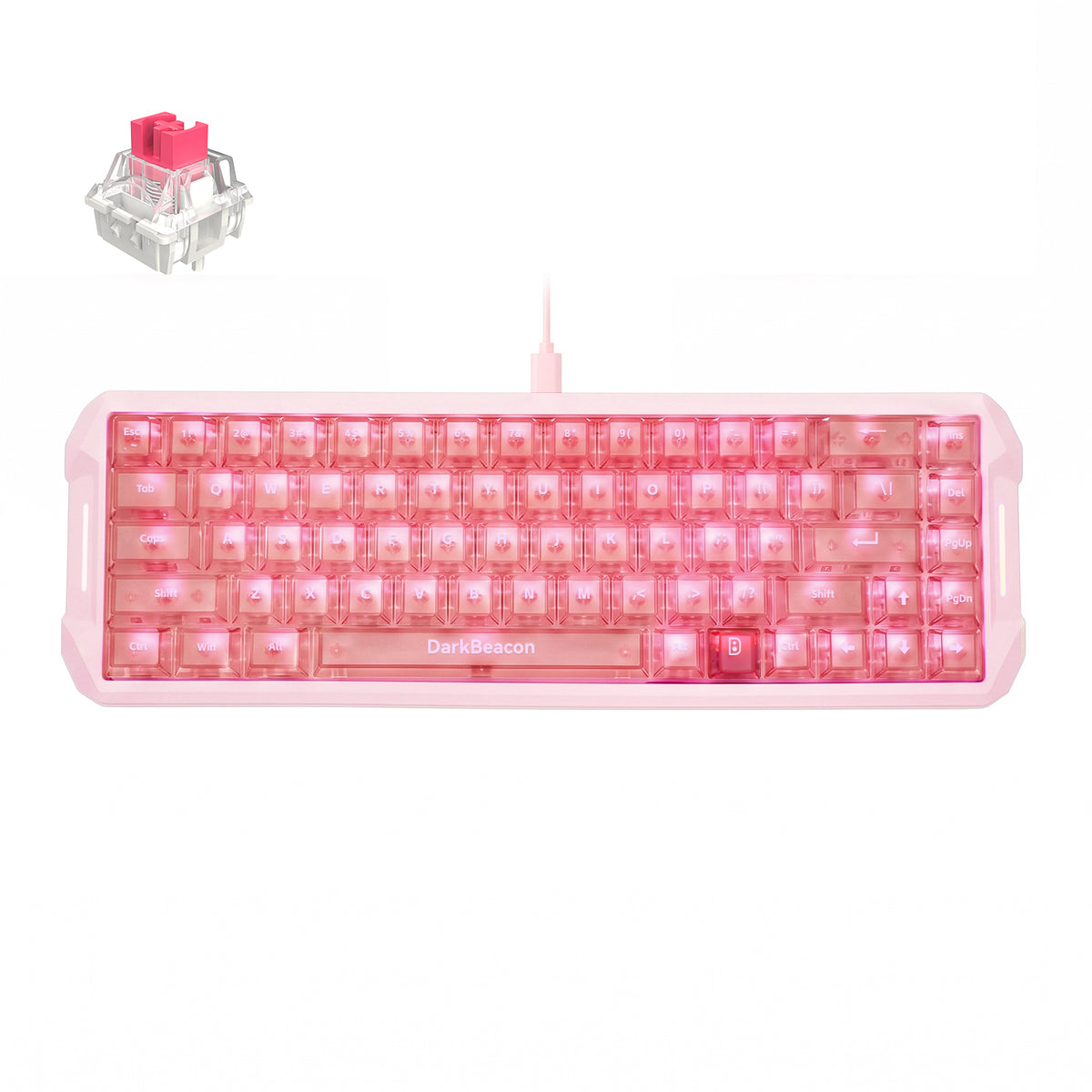 Flux 68 Wired Hall Effect Magnetic Switch Gaming Keyboard