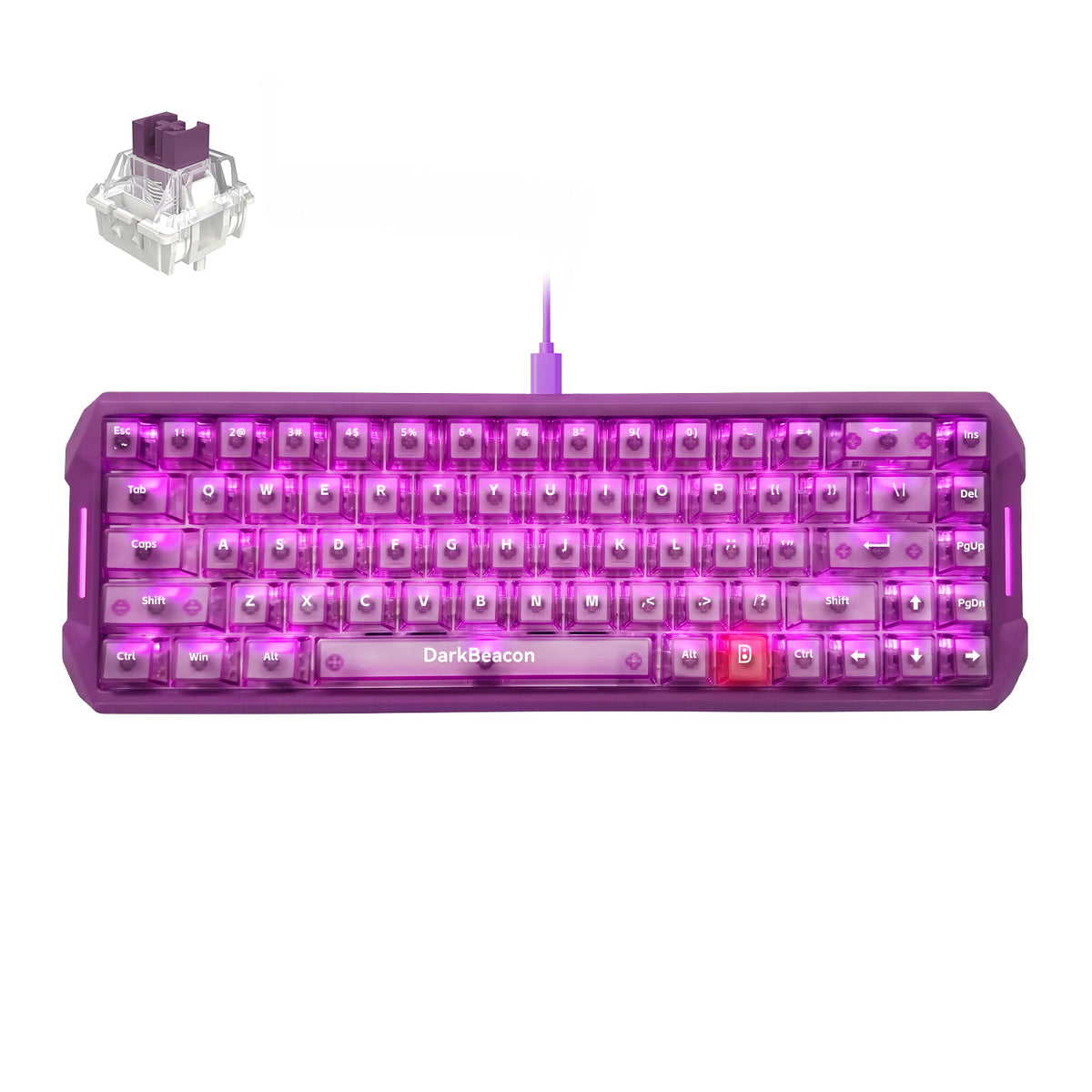 Flux 68 Wired Hall Effect Magnetic Switch Gaming Keyboard