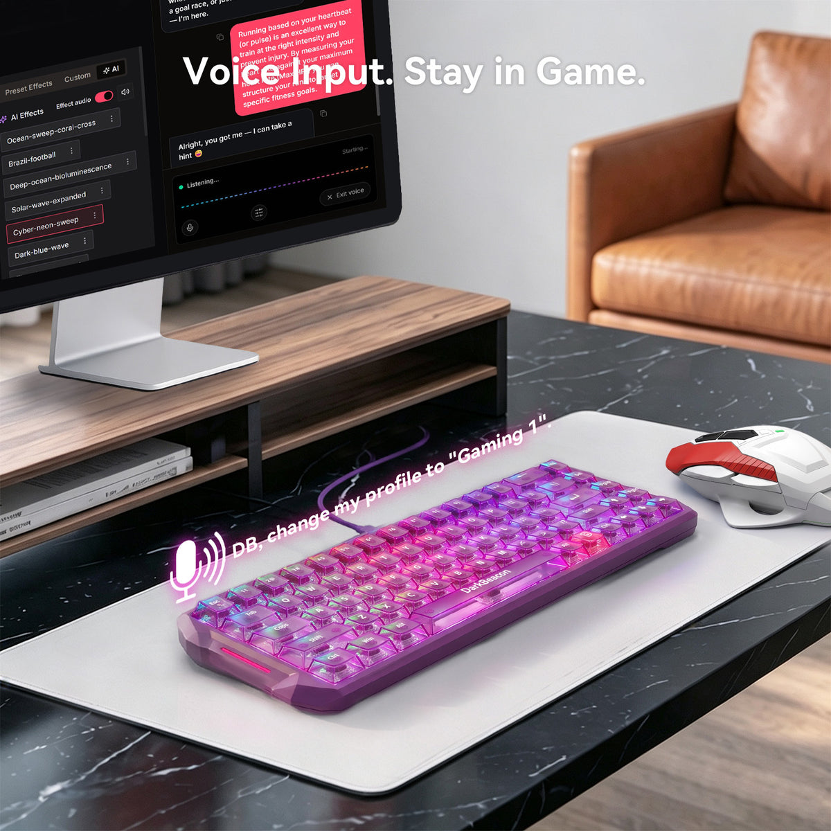 Flux 68 Wired Hall Effect Magnetic Switch Gaming Keyboard