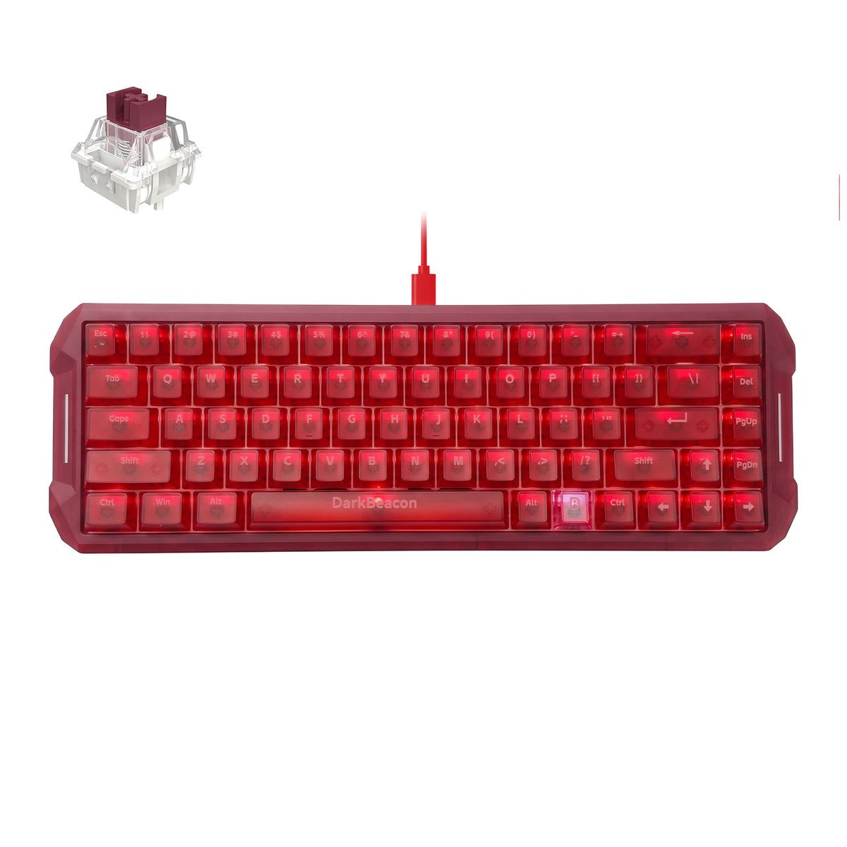 Flux 68 Wired Hall Effect Magnetic Switch Gaming Keyboard