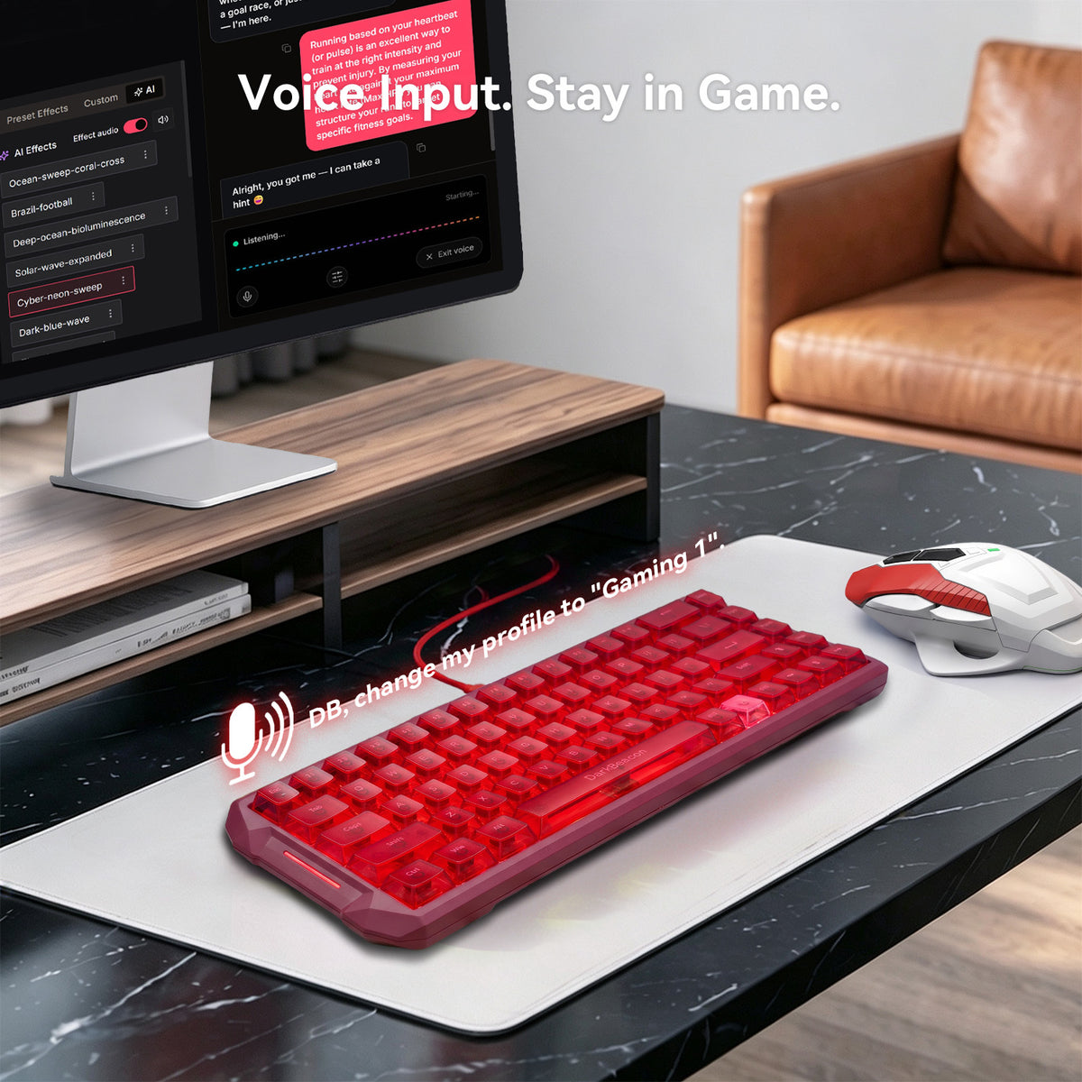Flux 68 Wired Hall Effect Magnetic Switch Gaming Keyboard