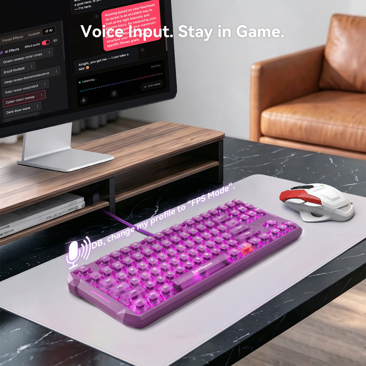 Flux 87 Wired Hall Effect Magnetic Switch Gaming Keyboard